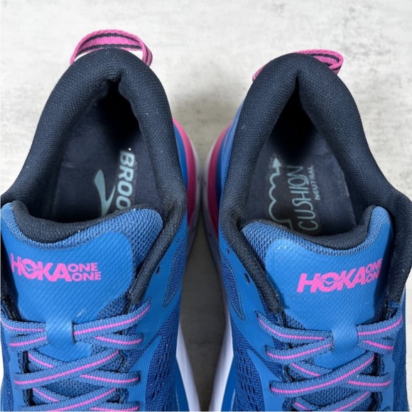SOLD. DO NOT BUY! Hoka One One Bondi 7 Blue Sneakers Womens Size 7 - Picture 8 of 11